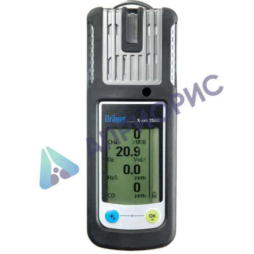 Поверка газоанализатора портативного Drager X-am 2500 тип MQG 0011