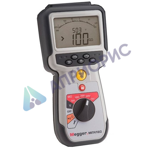 Поверка мегаомметра Megger MIT410/2