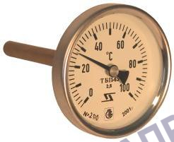 Поверка биметаллических термометров ТБПю, ТБП