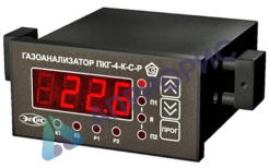 ПКГ-4/2-К-С-Р газоанализатор кислорода двухканальный стационарный (щитовое исполнение)