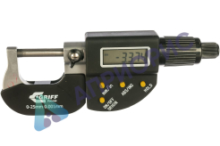 Поверка микрометра торговой марки «GRIFF» с отсчетом по шкалам стебля и барабана и с цифровым отсчетным устройством
