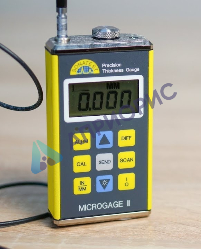 Поверка ультразвукового толщиномера Microgage II