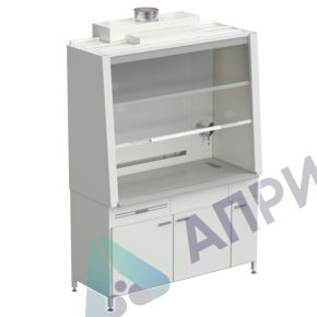 Шкаф вытяжной с подводом воды с ВЗБ светильником 1520х750х2160 мм, раб. поверхность - DURCON