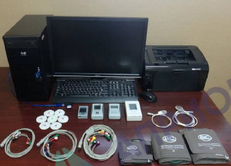 Поверка комплекта мониторов компьютеризированных носимых одно, двух, трехсуточного мониторирования ЭКГ, АД, ЧП КМкн-«Союз-«ДМС»