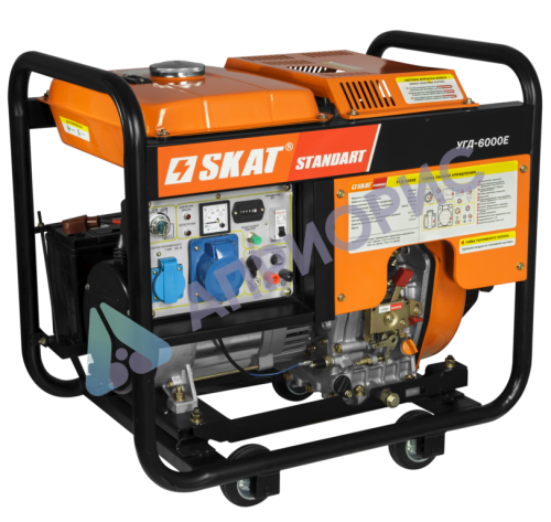 Дизельный генератор СКАТ УГД-6000E Дизельный генератор СКАТ УГД-6000E