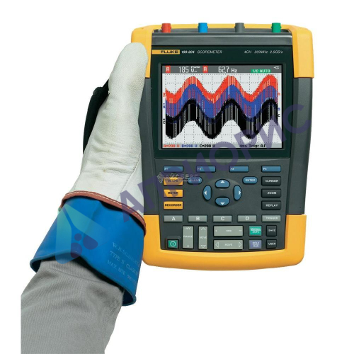 Поверка осциллографа Fluke 190-504