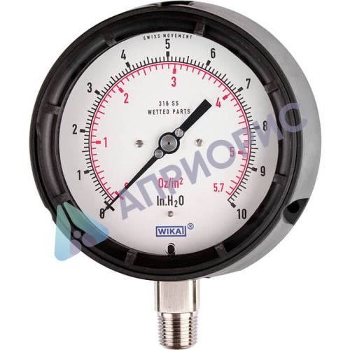 Поверка манометров с мембранной коробкой модели 612.34, 632.34, 633.34