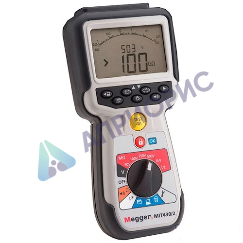 Поверка мегаомметра Megger MIT430/2