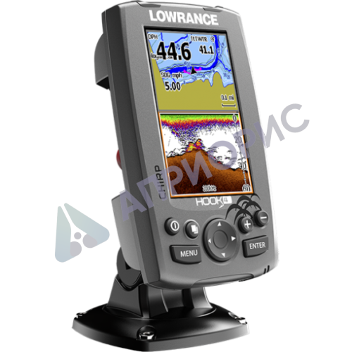 Картплоттер с эхолотом  Lowrance HOOK-4 Mid/High/DownScan™