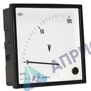 Поверка амперметра вольтметра Ц42302, Ц42300, Ц42702, Ц42703, Ц42704