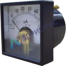 Поверка микроамперметра и милливольтметра щитового М42304, М42305, М42306, М4273М, М4277М, М4265М, М42670, М42610, М42611, М42612