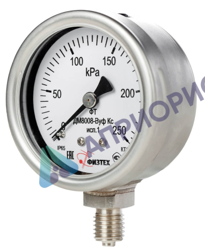 Поверка манометров коррозионностойких ДМ8008-ВУф Кс