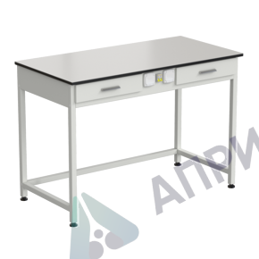 Стол лабораторный с 2-мя ящиками и электрикой 1200x600x850 мм, раб. поверхность - LABGRADE