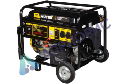 Бензиновый генератор HUTER DY6500LX с колесами