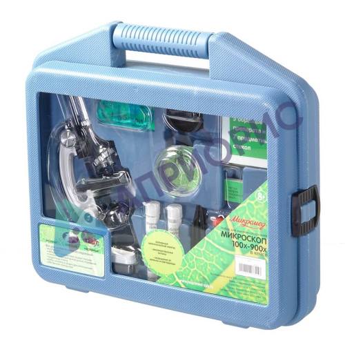 Микроскоп Микромед 100х-900х (монокулярный, в кейсе)