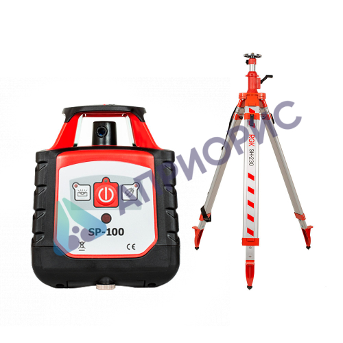 Ротационный нивелир RGK SP-100 + штатив RGK SH-230