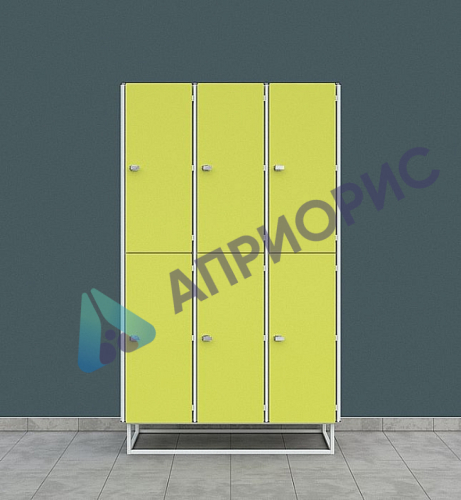 ШКАФ ДЛЯ РАЗДЕВАЛОК ДВУХСЕКЦИОННЫЙ
