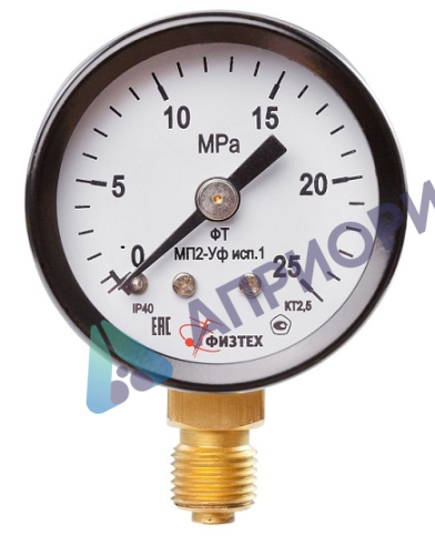 Поверка манометров общетехнических МП2-Уф исп 1