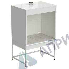 Шкаф для нагревательных печей 1210x870x1895 мм, белый металл, раб. поверхность - КЕРАМИКА