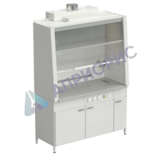 Шкаф вытяжной с подводом воды и электрикой 1520х750х2160 мм, раб. поверхность - DURCON