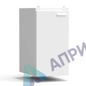 Тумба подвесная дверь левая 400х540х760, высокая, белый металл - СТАЛЬ