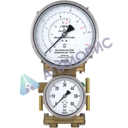 Поверка манометров дифференциального давления модели модели 712.15.160, 732.15.160