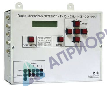 ХОББИТ-Т (для КНС) газоанализатор многокомпонентный с цифровой индикацией стационарный