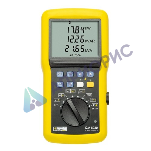 Поверка анализатора качества электроэнергии Chauvin Arnoux C.A 8220