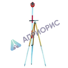 Однопризменный отражатель Sokkia APS11P-AR без марки с вешкой и стойкой