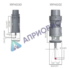 Сверхкомпактный датчик детали IRP40.50