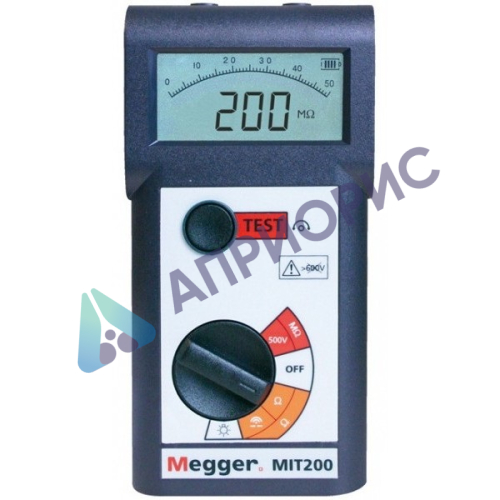 Поверка мегаомметра Megger MIT200