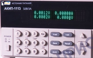 Поверка источника питания АКИП-1113