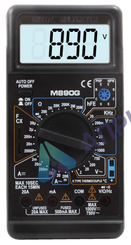 Поверка мультиметра цифрового M890G