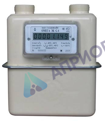 Поверка счетчика газа объемного диафрагменного с термокорректором ОМЕГА (G1,6; G2,5; G4) и ОМЕГА-T (G1,6; G2,5; G4)