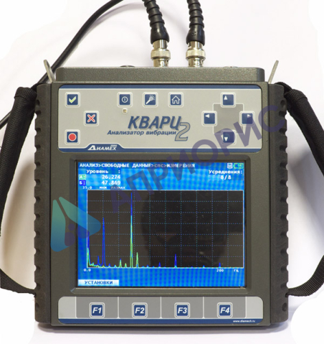 КВАРЦ-2 (2Гц-40 кГц) — балансировочный прибор, сборщик данных, анализатор вибрации с ПО КВАРЦ-Монитор