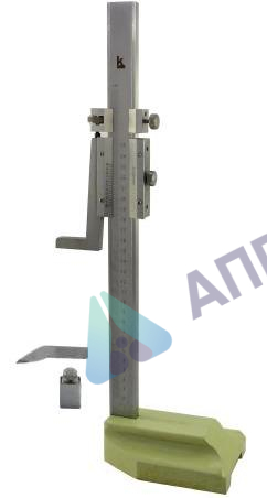 Поверка штангенрейсмаса торговой марки «Калиброн» с отсчетом по нониусу