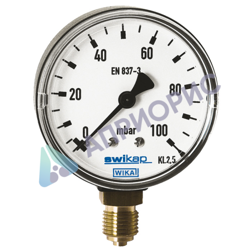 Поверка манометров с мембранной коробкой, для низких диапазонов давления модель 611.13