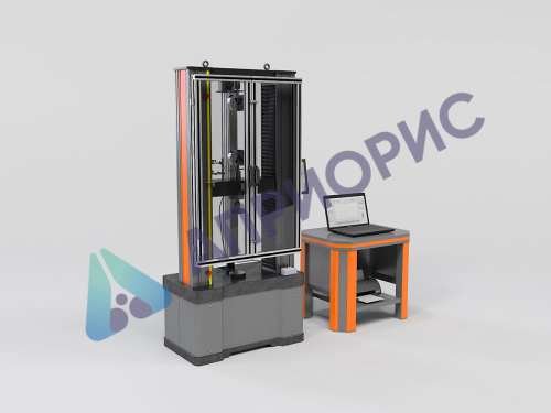 РЭМ-100-М машина разрывная электромеханическая (с ограждением и экстензометром)