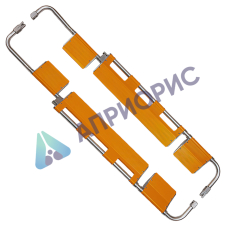 Медицинские носилки ковшовые с ремнями DDJ-3C (ортопедические, металлические)