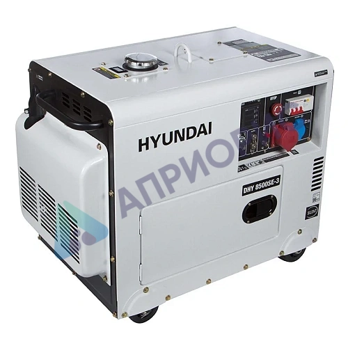 Дизельный генератор Hyundai DHY 8500SE-3