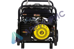 Бензиновый генератор HUTER DY6500LX с колесами