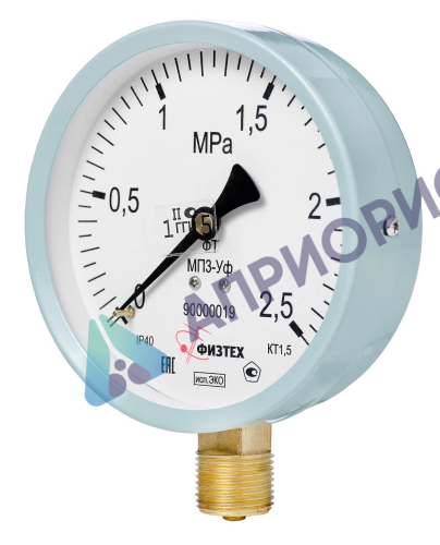 Поверка манометров общетехнических МП3-Уф исп ЭКО