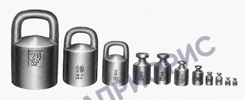 Поверка гири общего назначения 5-го класса Г-5