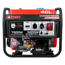 Бензиновый генератор A-iPower A7500TEA