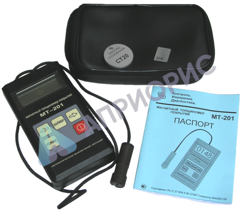 Поверка толщиномера покрытий Константа МТ-201