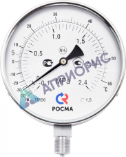 Поверка манометров аммиачных Тип ТМ (ТМВ) — NH3, серия 11