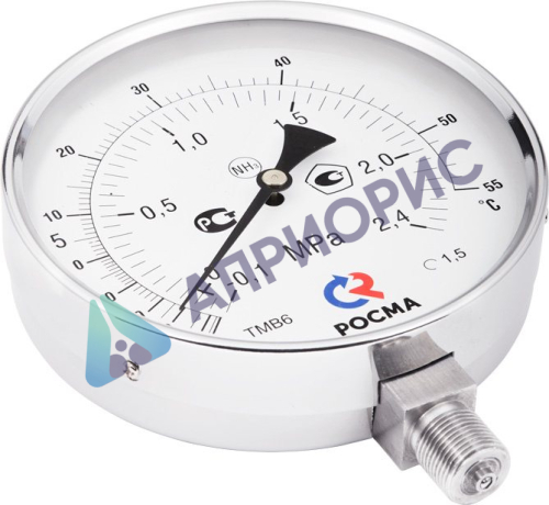 Поверка манометров аммиачных Тип ТМ (ТМВ) — NH3, серия 11