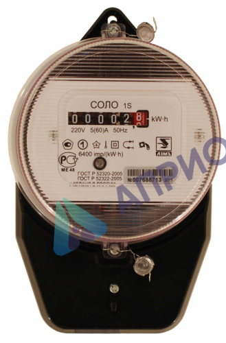 Поверка счетчиков электрической энергии однофазных электронных СОЛО СО ВСТРОЕННЫМ ШУНТОМ
