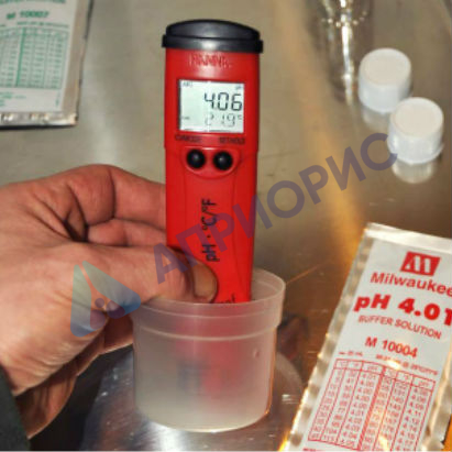 Поверка pH-метра HI98128 pHep 5