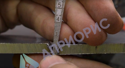 Калибровка измерителя зазоров